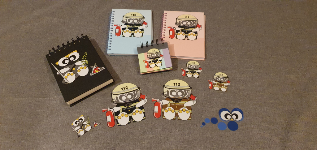 Trupsi Aufkleber die Ihr gerne, wie z.B. auf Notizblocks kleben könnt